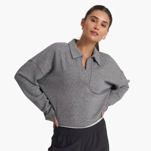 Vuori Sedona Gray Women's Polo Top Size XS